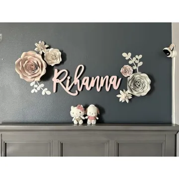 Custom Wooden Name Signs for Nursery and Home
