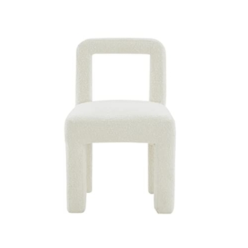 Tov Furniture Boucle Dining Chair for Elegant Spaces