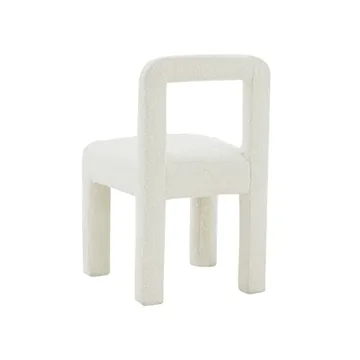 Tov Furniture Boucle Dining Chair for Elegant Spaces