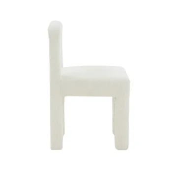 Tov Furniture Boucle Dining Chair for Elegant Spaces