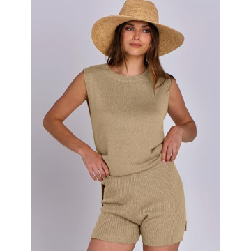ANRABESS Summer 2 Piece Soft Lounge Set for Women