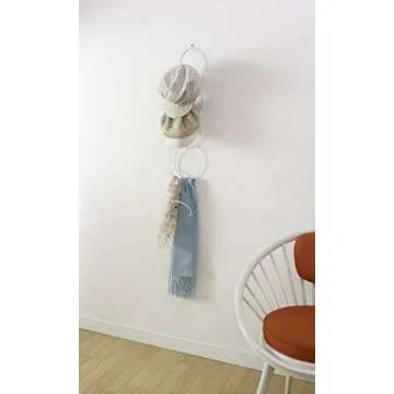 Yamazaki Hanging Hat + Cap Rack - Over The Door or Closet Rod