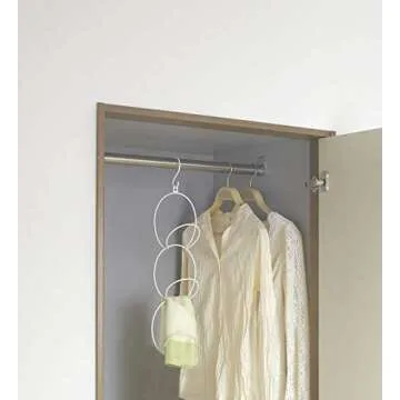 Yamazaki Hanging Hat + Cap Rack - Over The Door or Closet Rod