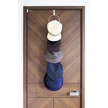 Yamazaki Hanging Hat + Cap Rack - Over The Door or Closet Rod