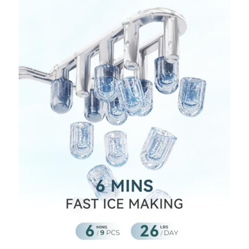 ecozy Portable Ice Maker for Home and Office