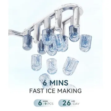 ecozy Portable Ice Maker for Home and Office