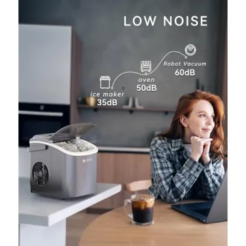 ecozy Portable Ice Maker for Home and Office