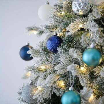 Valery Madelyn Christmas Tree Decorations Ornament Set for Valentines Mardi Gras St Patricks Day, 50...