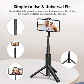 ATUMTEK Selfie Stick Tripod - Versatile 3-in-1 Aluminum Option