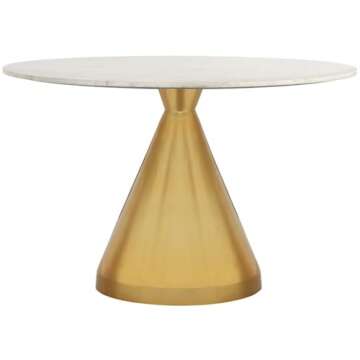 Elegant Meridian Modern Dining Table with Marble Top