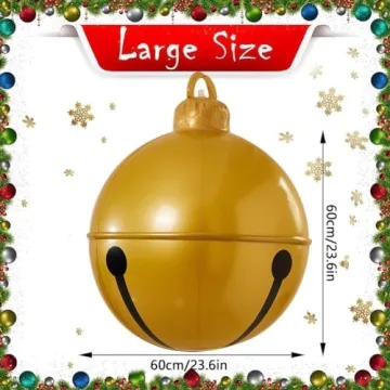 Giant Inflatable Christmas Jingle Balls for Festive Décor
