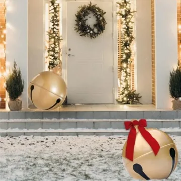 Giant Inflatable Christmas Jingle Balls for Festive Décor