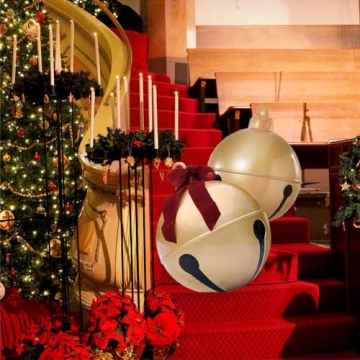 Giant Inflatable Christmas Jingle Balls for Festive Décor