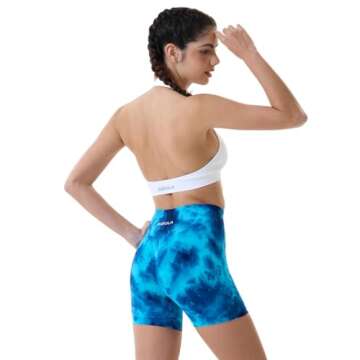 AUROLA Dream Tie Dye Workout Shorts for Women Active