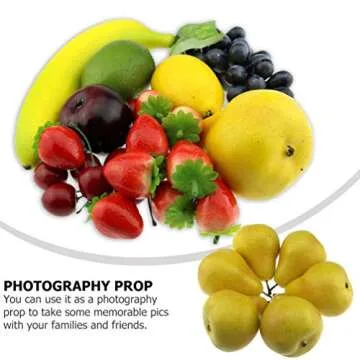 Wakauto Fake Pears - 6pcs Realistic Home Decor Props