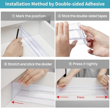 Vtopmart Adjustable Drawer Dividers for Perfect Organization