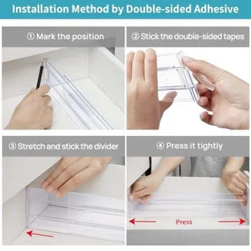 Vtopmart Adjustable Drawer Dividers for Perfect Organization