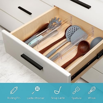 Vtopmart Adjustable Drawer Dividers for Perfect Organization