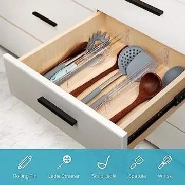 Vtopmart Adjustable Drawer Dividers for Perfect Organization