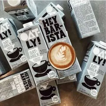 Oatly Original Barista, 4 Pack, 32 fl oz, Coffee Rx Barista Edition Packaged, Packaging Will Vary