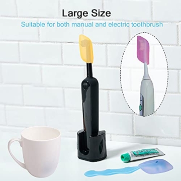 V-TOP Silicone Toothbrush Covers 6 Pack Hygienic Travel Home
