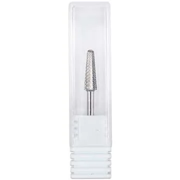 USA PANA Professional 3/32" Shank Size - Cone Shape Carbide Bit - Nail Drill Bit for Manicure Pedicure Tools Dremel Machine - Gold, Silver (Extra Fine, Silver)