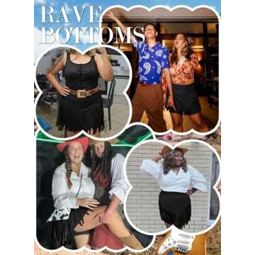 Stylish Womens Western Fringe Skirt for Festivals