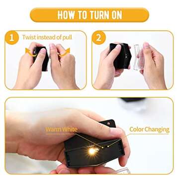 Solar Deck Lights 8 Pack RGB Outdoor Solar Step Lights Waterproof Solar Fence Lights Solar LED Stair Light Warm White Color Changing Mode for Stairs,Fence,Deck,Patio Yard,Pathway,Pool,Porch,Step11