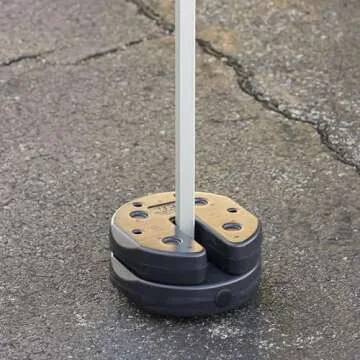 US Weight 20 Pound Canopy Weight Set of 4 with No-Pinch Design - Easy Installation and Removal to Secure Tents, Canopies, and Umbrellas at Outdoor Events