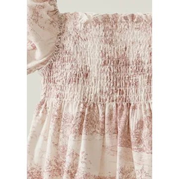 Classic Baby Pink Cotton Dress for Girls - Stylish & Comfortable