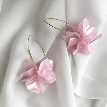 Eye-Catching Boho Rose Petal Earrings for All Occasions