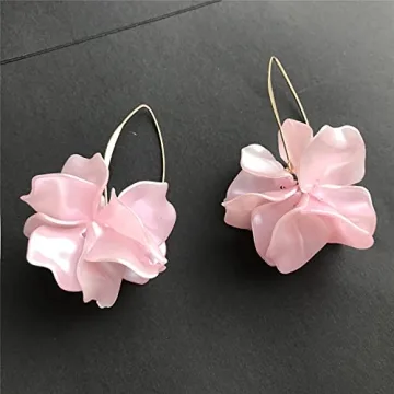 Eye-Catching Boho Rose Petal Earrings for All Occasions