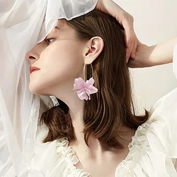 Eye-Catching Boho Rose Petal Earrings for All Occasions