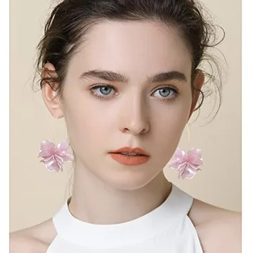 Eye-Catching Boho Rose Petal Earrings for All Occasions