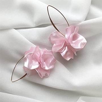 Eye-Catching Boho Rose Petal Earrings for All Occasions