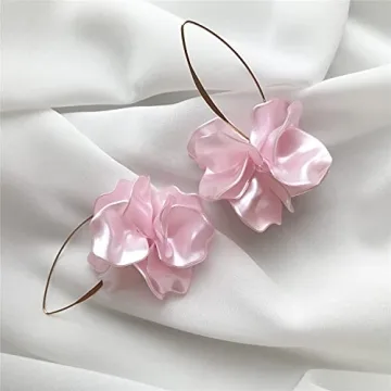 Eye-Catching Boho Rose Petal Earrings for All Occasions
