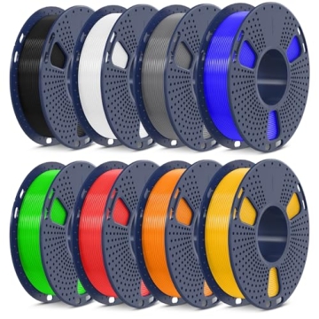 SUNLU 3D Printer Filament Pack, 0.25kg Each Spool, Total 2kg, Mini Spool, PLA+ Filament 1.75mm, 8 Pa...