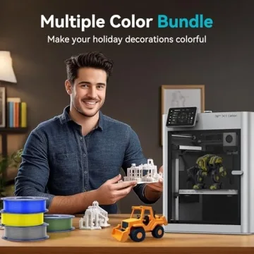 Premium SUNLU 3D Printer Filament Pack - 8 Colors, 2kg