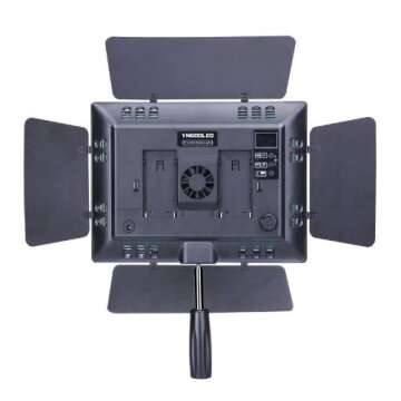 YONGNUO YN600L LED Video Light, with Adjustable Color Temperature 3200K-5600K, for Canon Nikon Pentax Olympus Samsung Panasonic JVC etc. Black