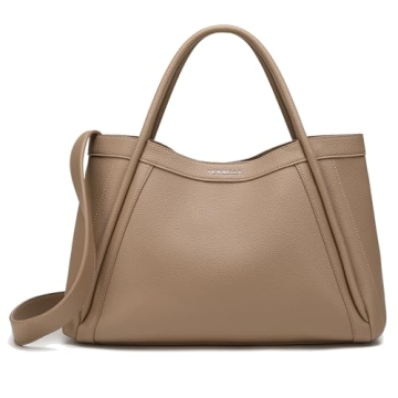 NEWBELLA Kelly Tote Bag for Women, Stylish Vegan Leather Hobo with Adjustable Strap for Handbags & C...