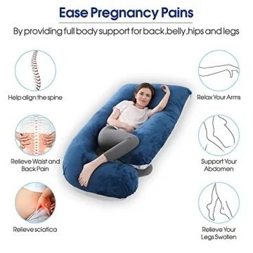 Cauzyart U-Shape Body Pillow - Comfort & Support for All