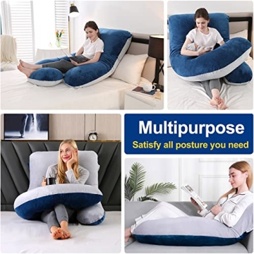 Cauzyart U-Shape Body Pillow - Comfort & Support for All