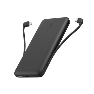 Belkin 10K mAh Power Bank with Lightning & USB-C - Fast Charging On The Go