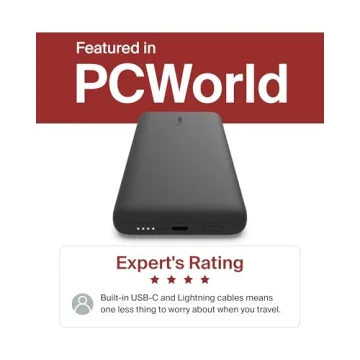 Belkin 10K mAh Power Bank with Lightning USB-C Fast Charging