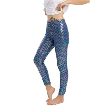Mermaid Leggings & Headband Set for Halloween Costume