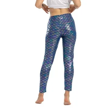Mermaid Leggings & Headband Set for Halloween Costume