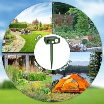 Eco-Friendly Ultrasonic Animal Repellent for All Outdoor Spaces