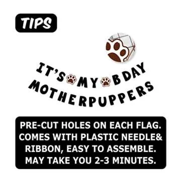 Funny Dog Birthday Banner for Memorable Celebrations