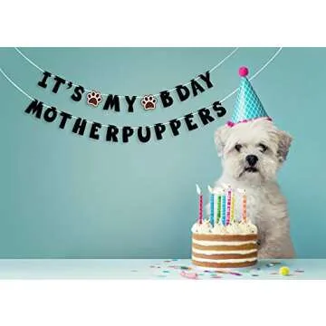 Funny Dog Birthday Banner for Memorable Celebrations