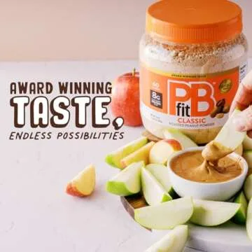 PBfit Classic Peanut Butter Powder Low-Fat & High Protein 24oz